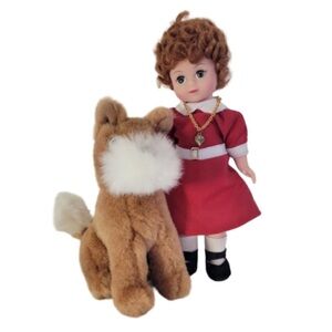 Madame Alexander Little Orphan Annie Doll in Red and White